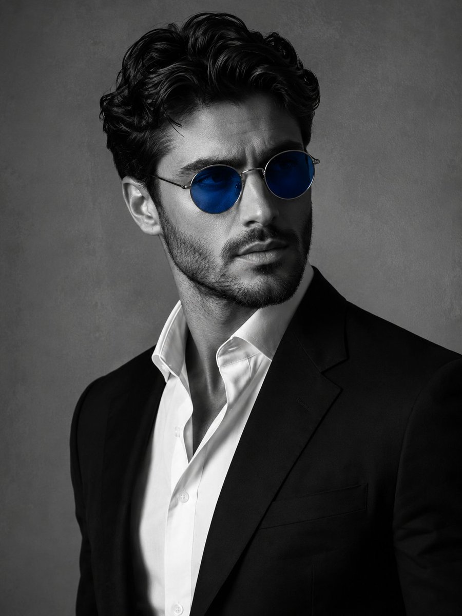 Monochromatic Selective Color Portrait