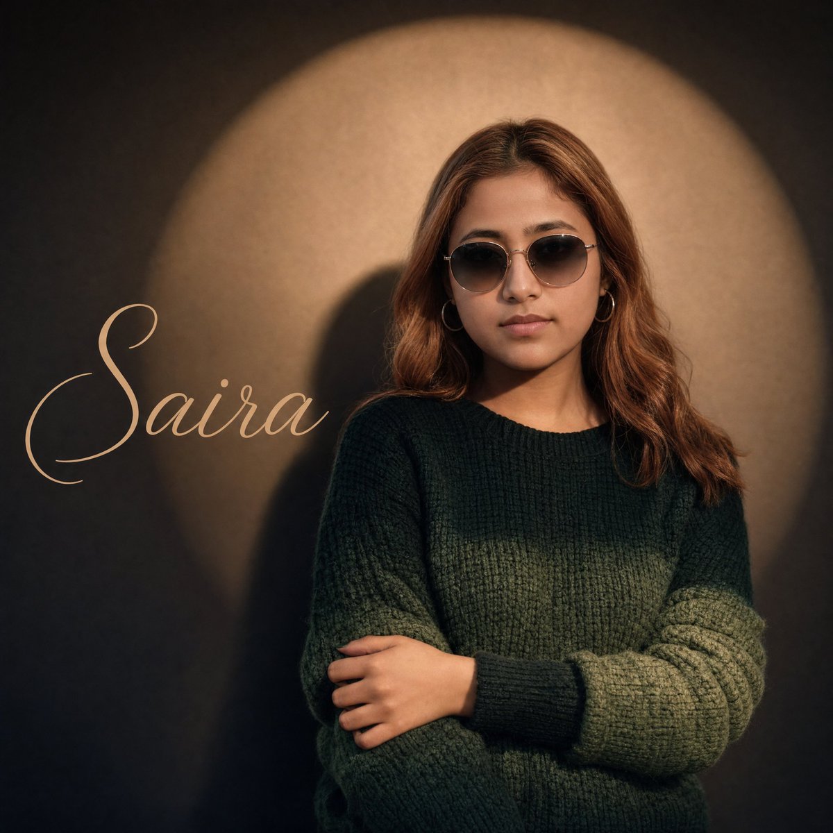 Saira Halo Spotlight Portrait