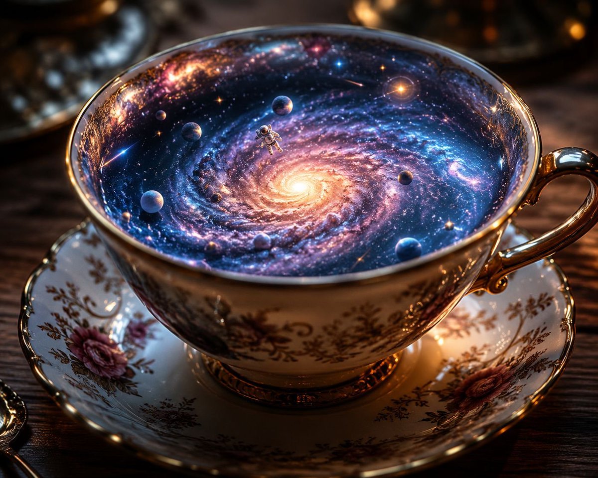 The Galaxy in a Teacup Macro Photography