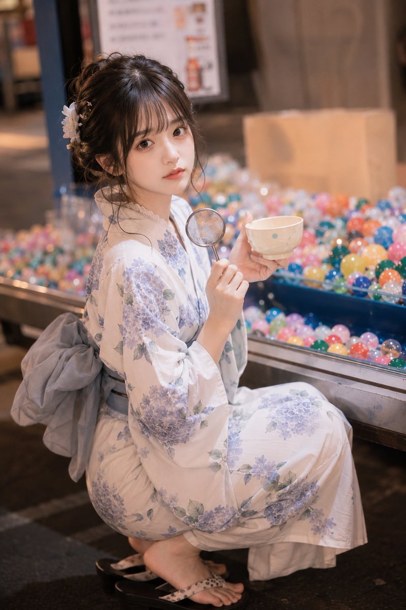 Japanese Summer Festival Portrait