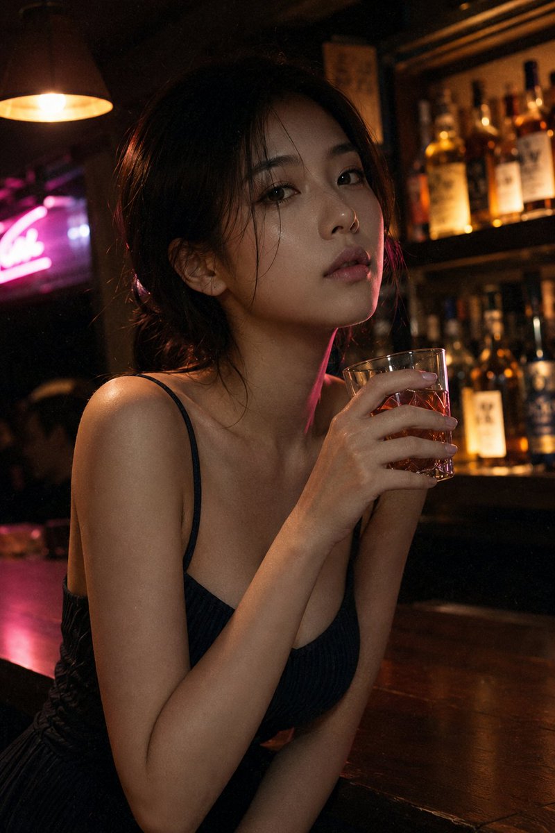 Candid Japanese Bar Photography