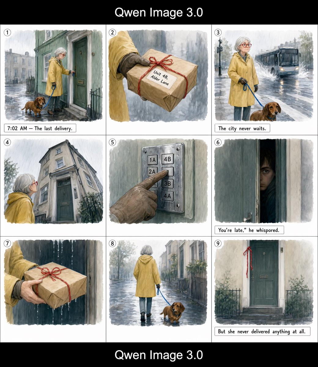 Rainy Courier Storyboard