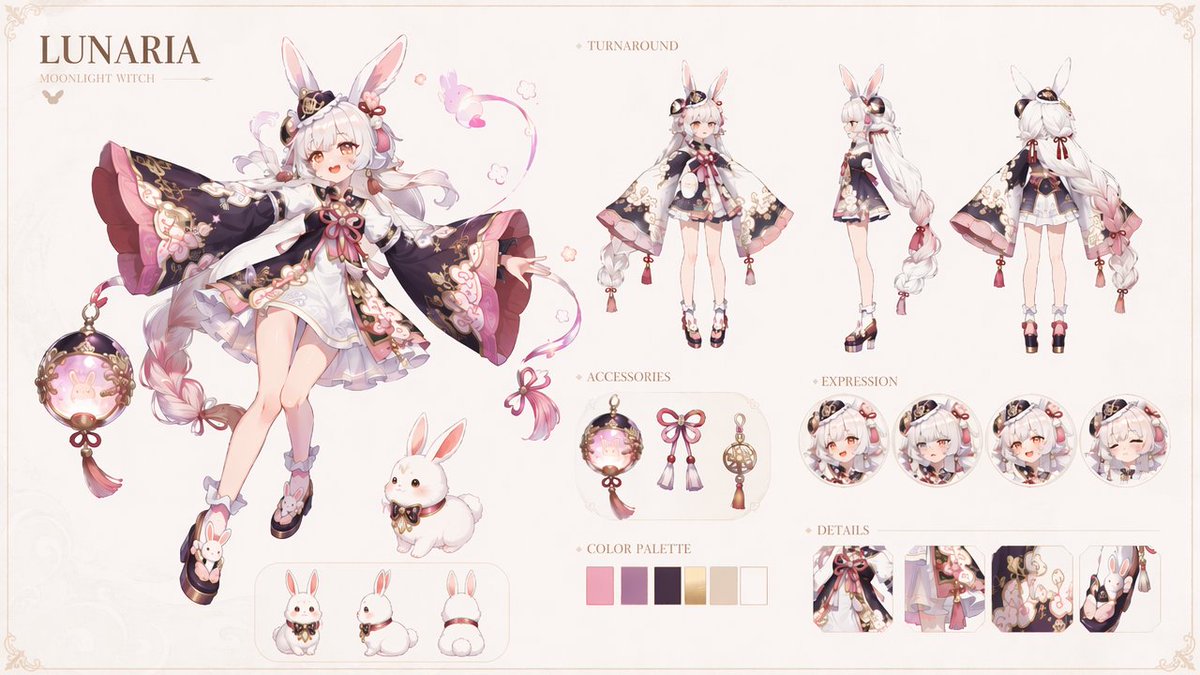 Lunaria Moonlight Witch Character Sheet
