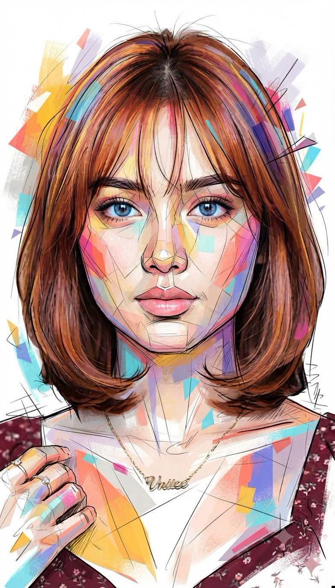Contemporary Mixed-Media Portrait Art 2