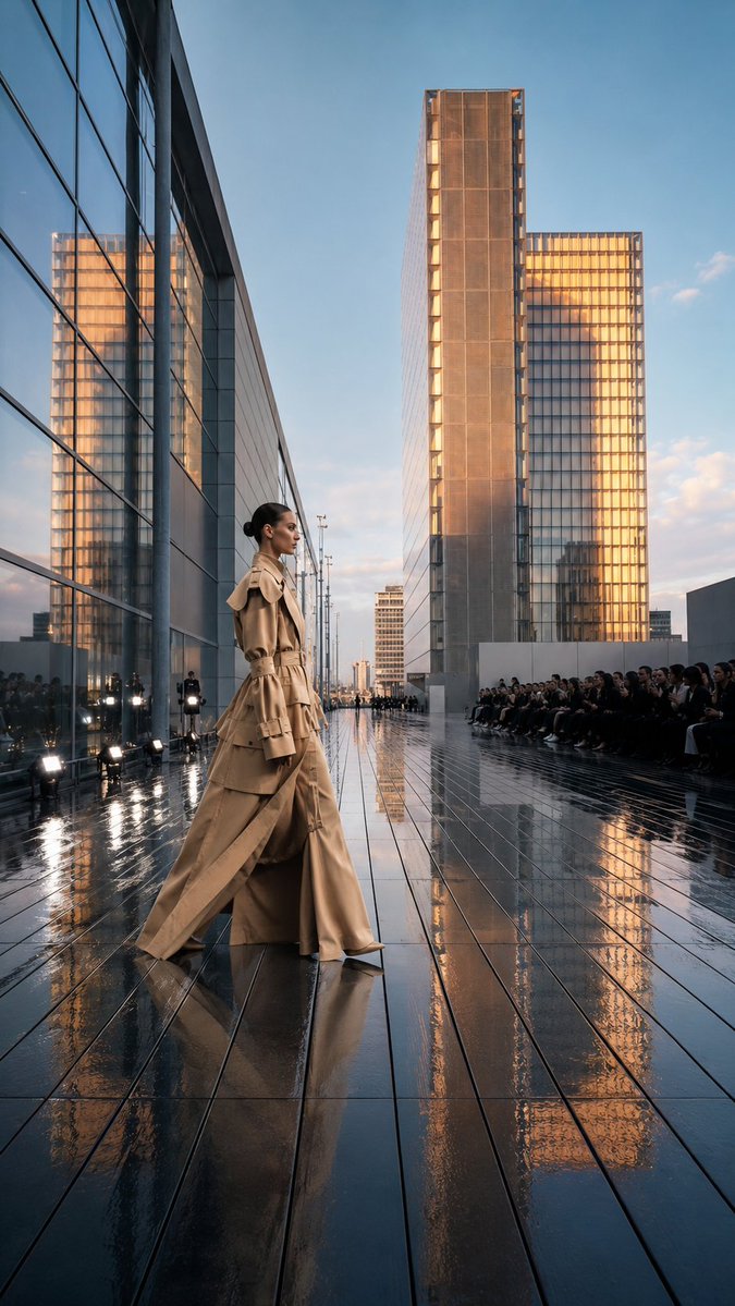 Symmetrical Urban Fashion Editorial