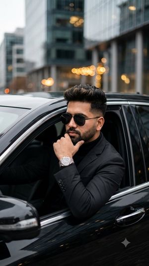 Luxury Sedan Cinematic Portrait