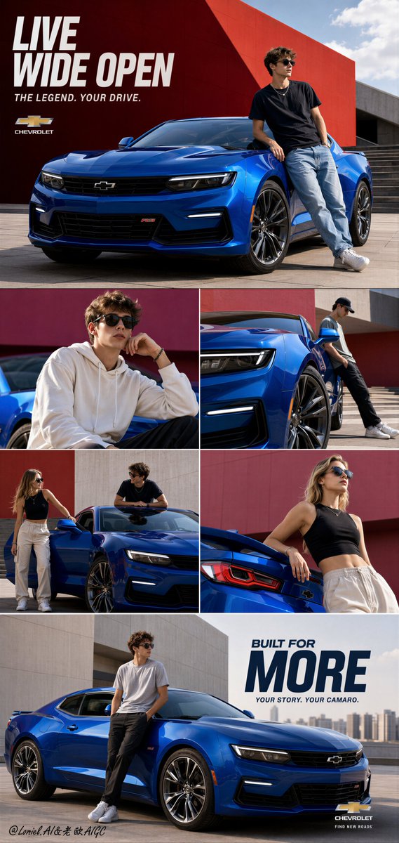 Premium Automotive Lifestyle Poster Layout