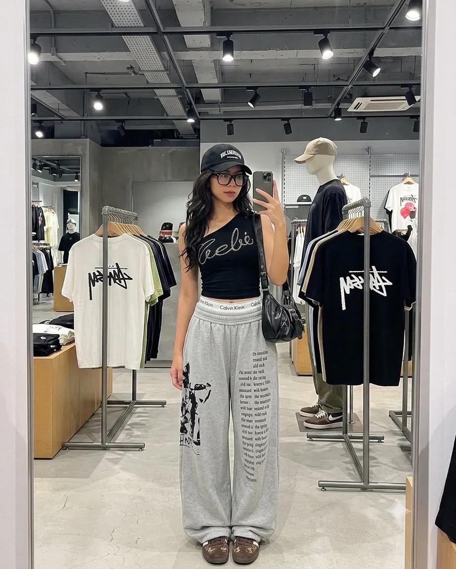 Mirror Selfie in Urban Store example 2