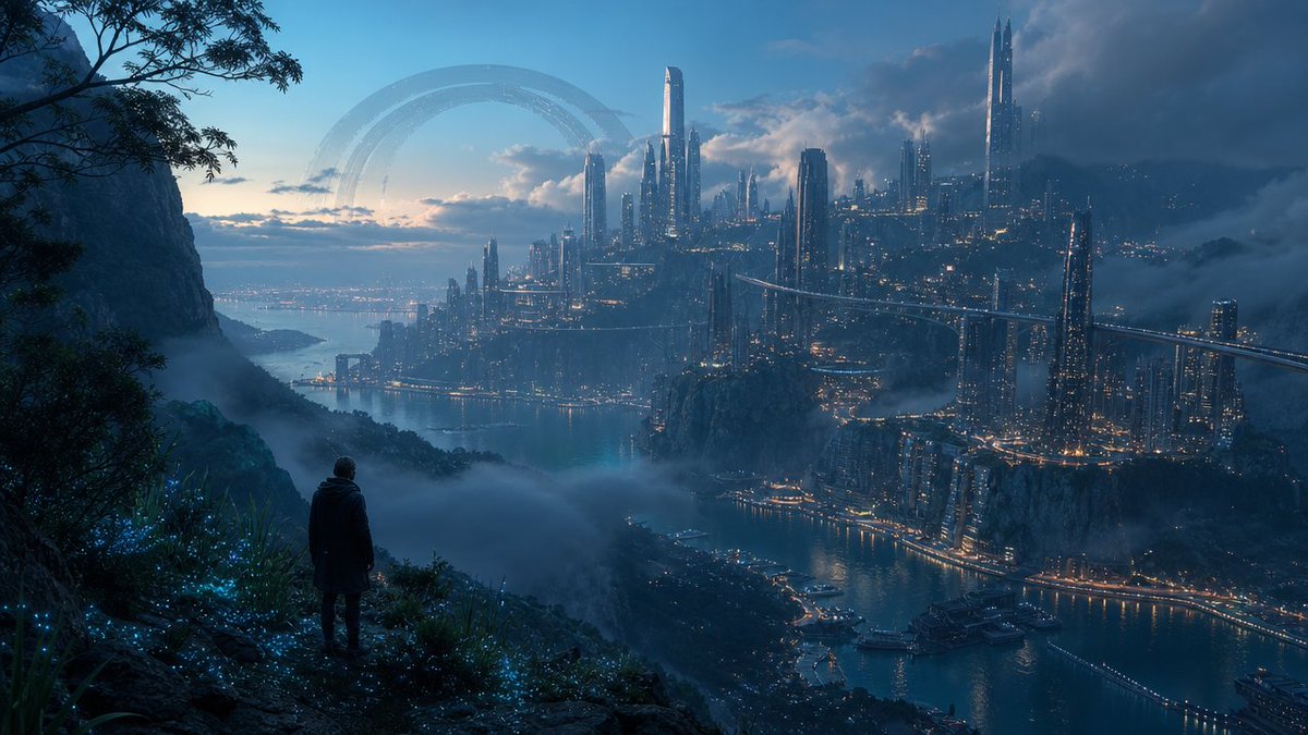 Futuristic City of Light