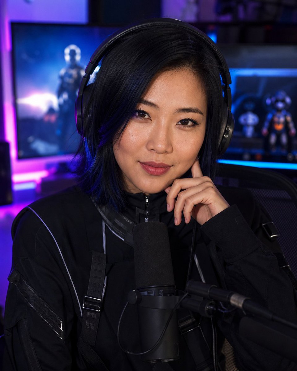 YouTube Thumbnail - Asian Digital Influencer Portrait - Image 2