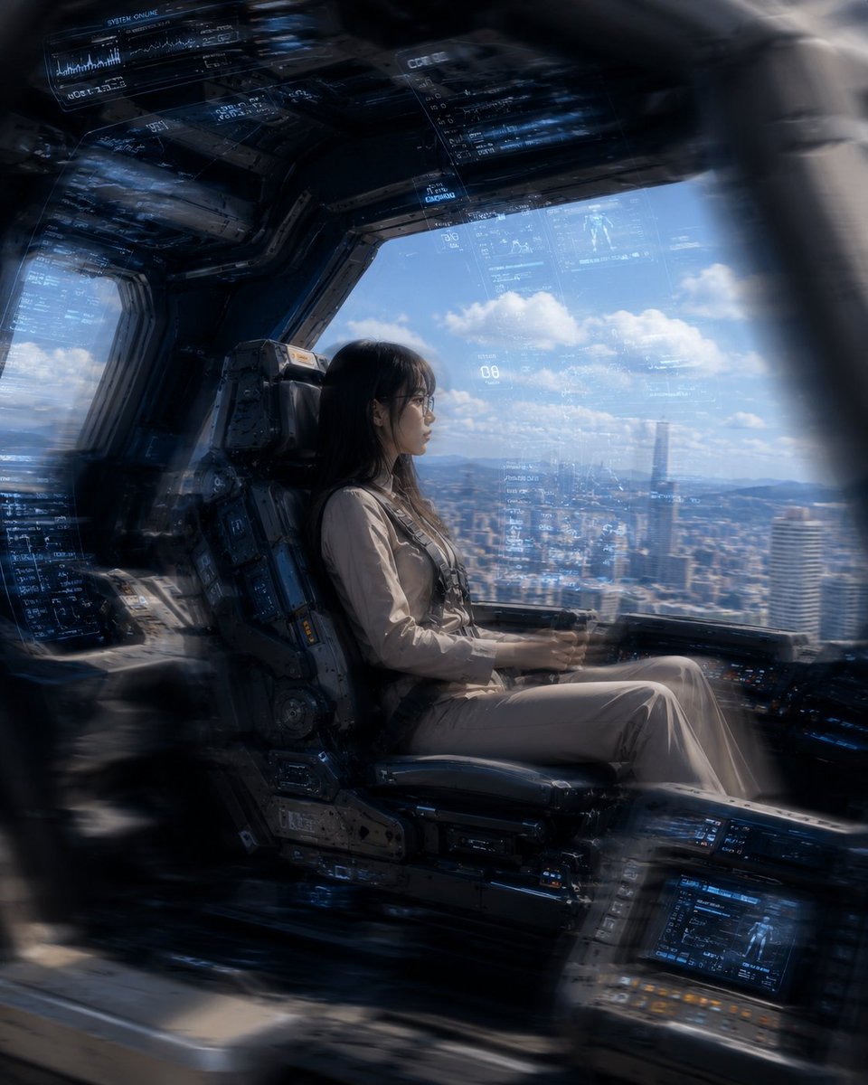 Mecha Cockpit Pilot Scene