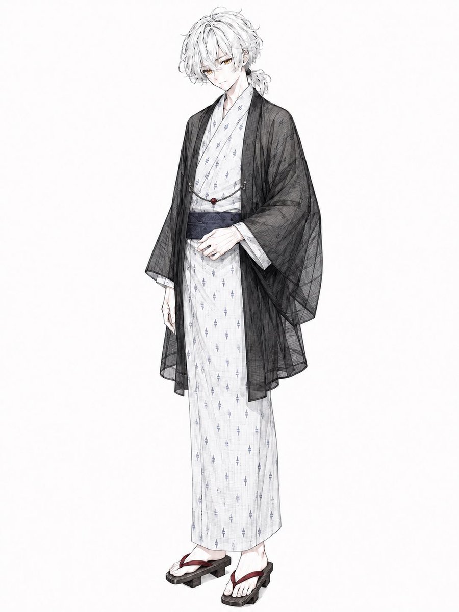 Anime Summer Kimono Design