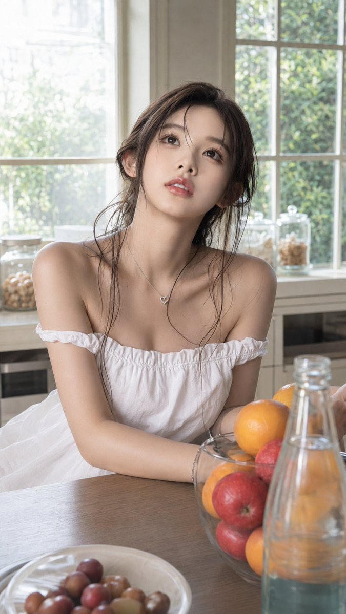 Bright Kitchen Lifestyle Portrait