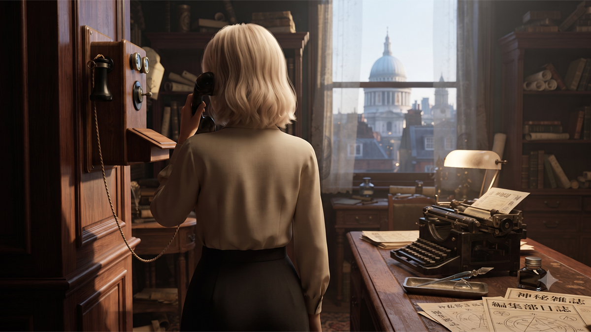Comic / Storyboard - Occult Magazine Editorial Office - Image 1
