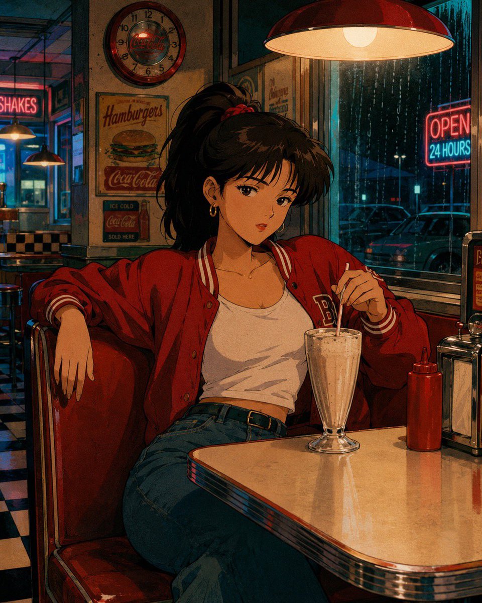 Retro 90s Japanese Anime Scenes example 3