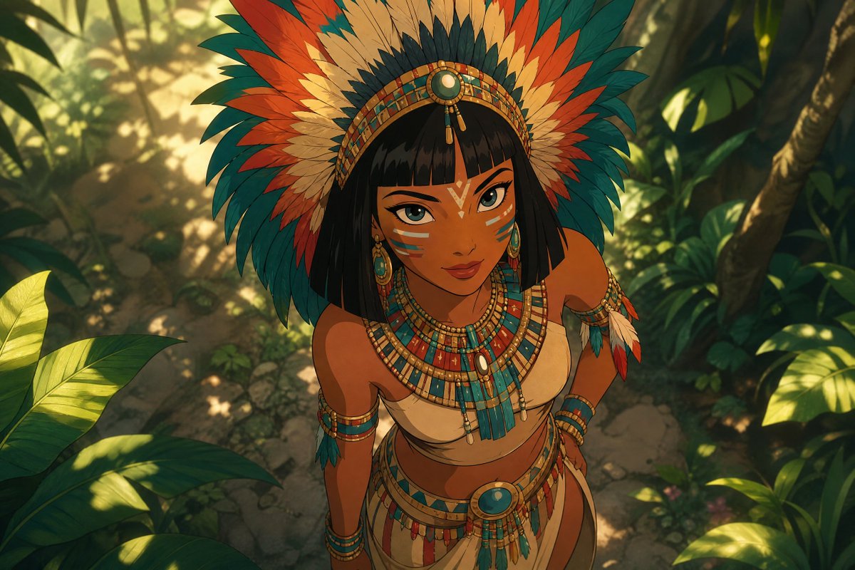 Classic Disney Style Tribal Portrait