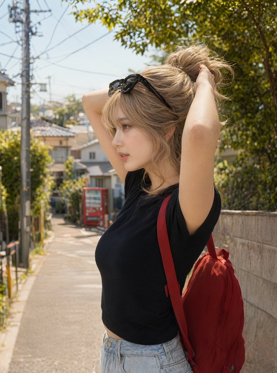 Summer Hair Styling Portrait example 2