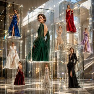 Museum Art Installation Fashion Editorial — An award-winning ultra-luxury fashion editorial photographed inside a breathtaking contemporary art…