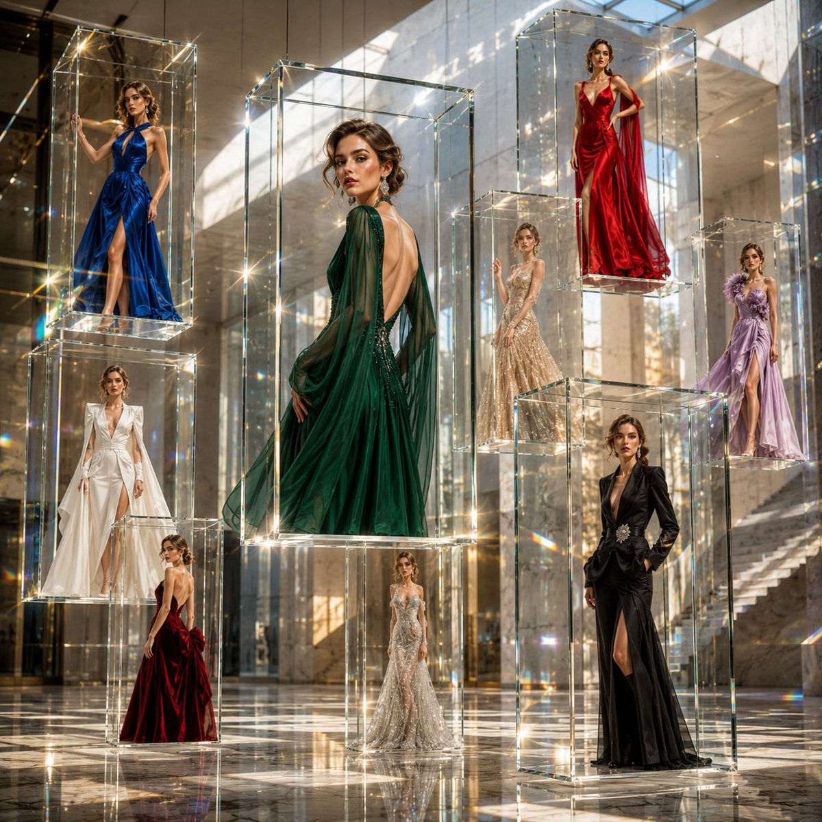 Museum Art Installation Fashion Editorial