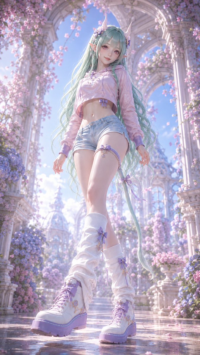 3D CG Oriental Fantasy Girl Portrait
