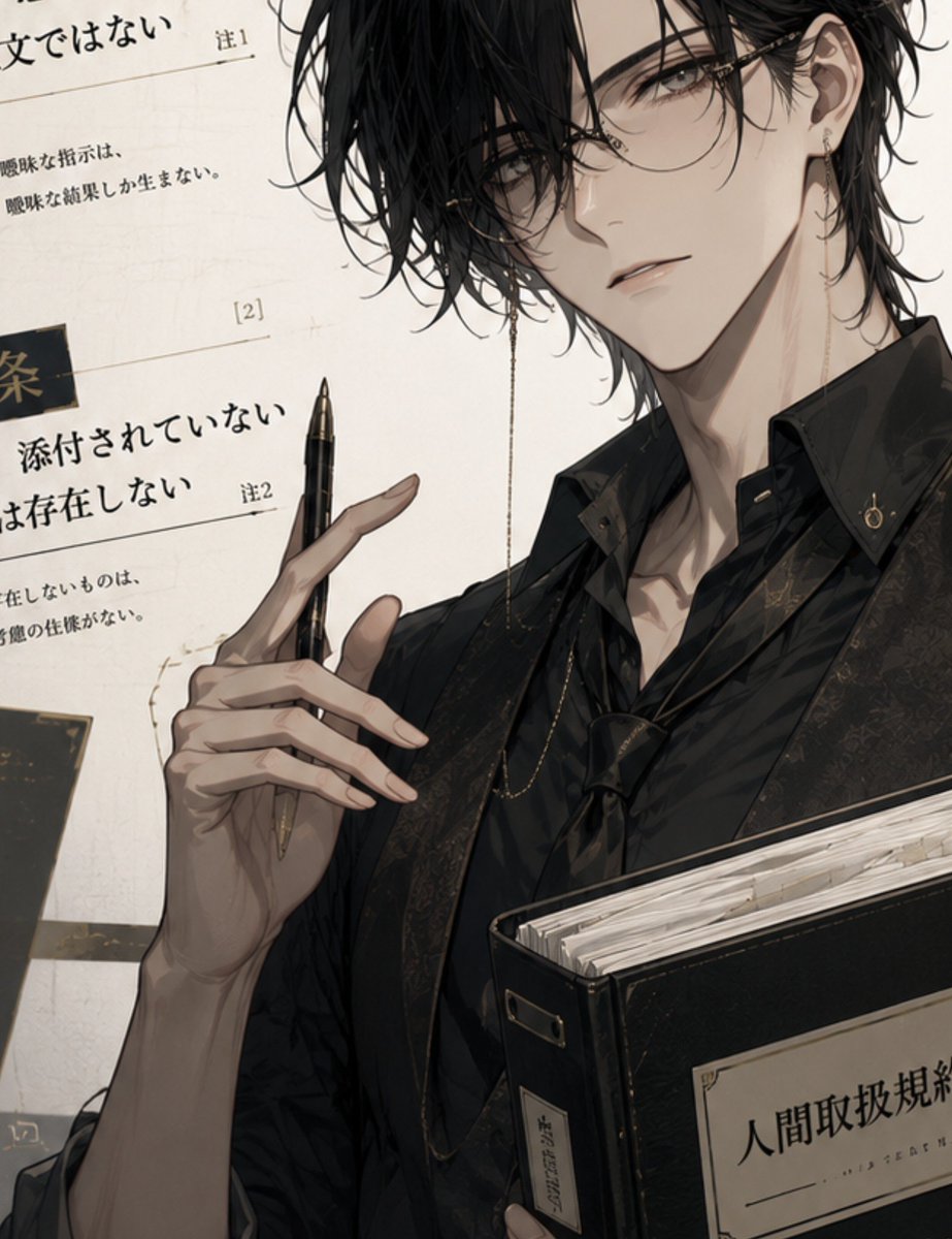 Dark Academia Anime Legal Officer