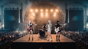 Photorealistic Festival Band Performance AI image template preview