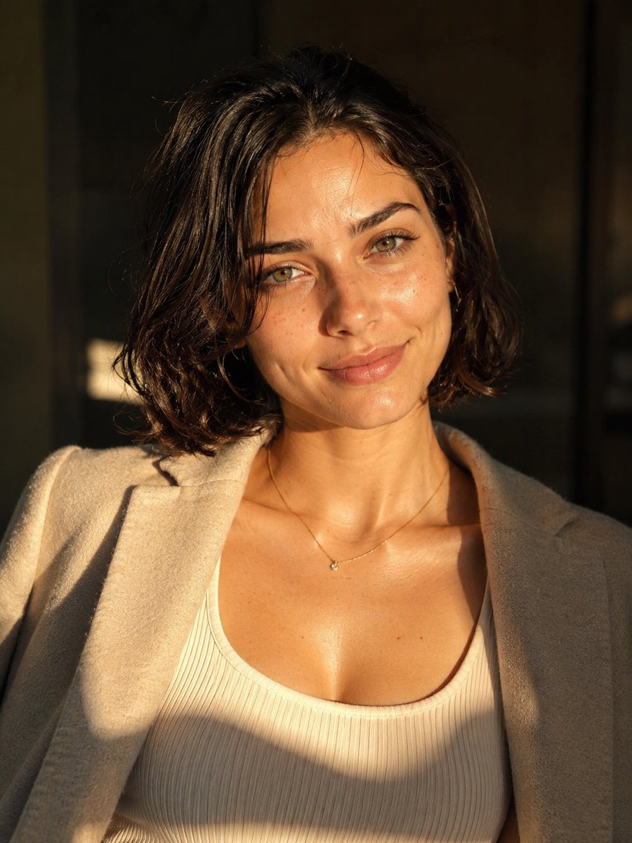 Golden Hour Woman Portrait