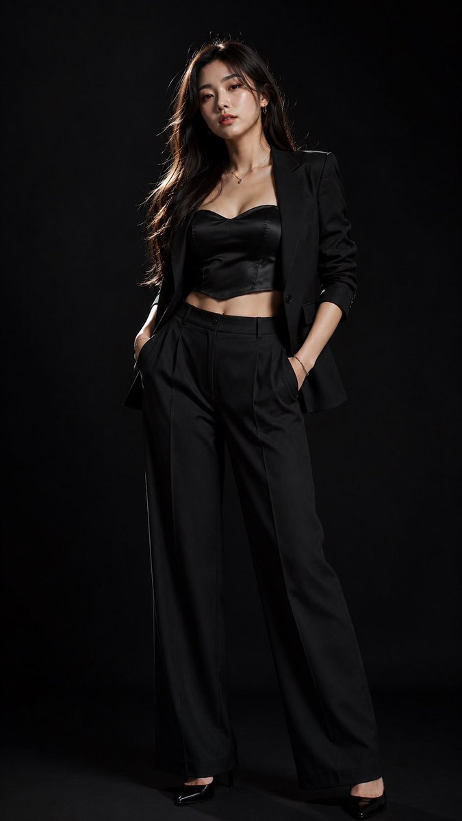 Premium Korean Fashion Studio Portrait
