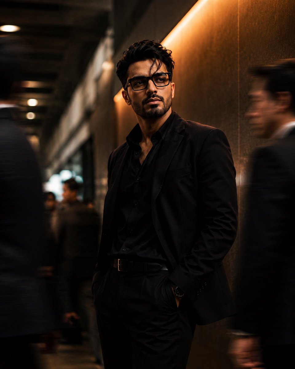 Luxury Corporate Portrait with Motion Blur
