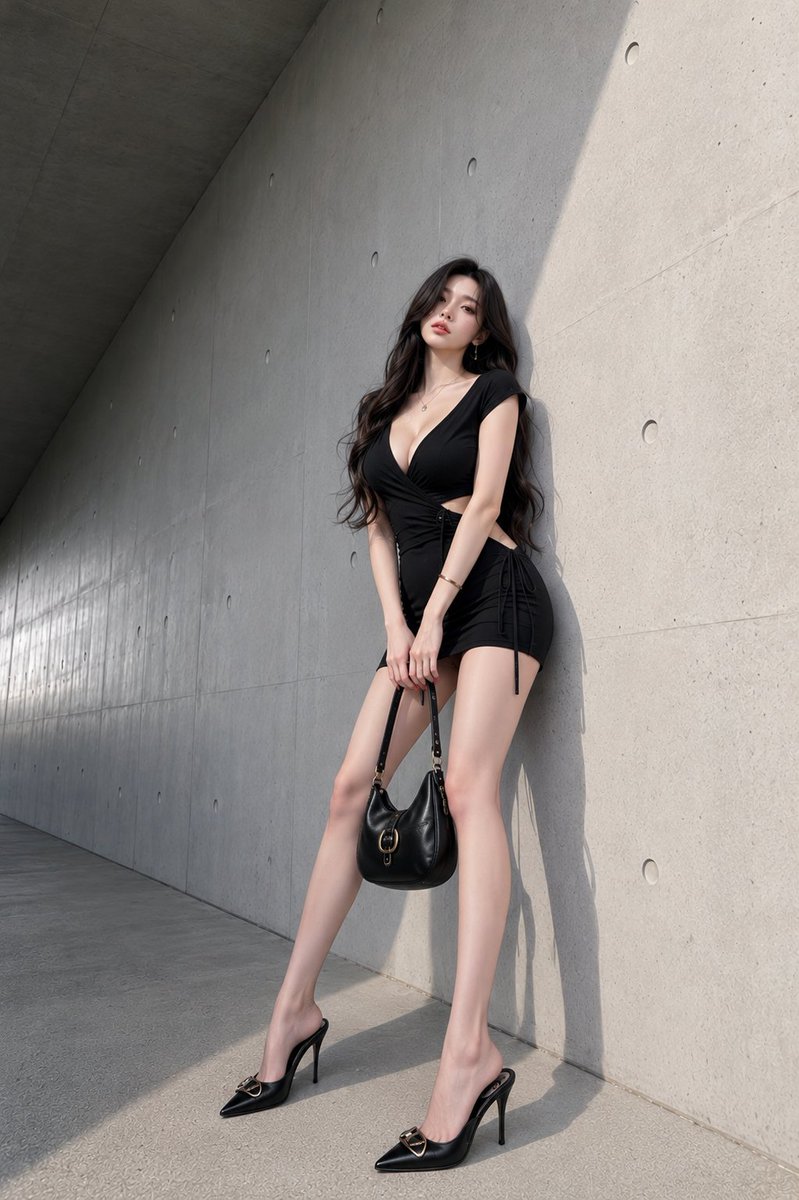 Modern Architecture Fashion Portrait