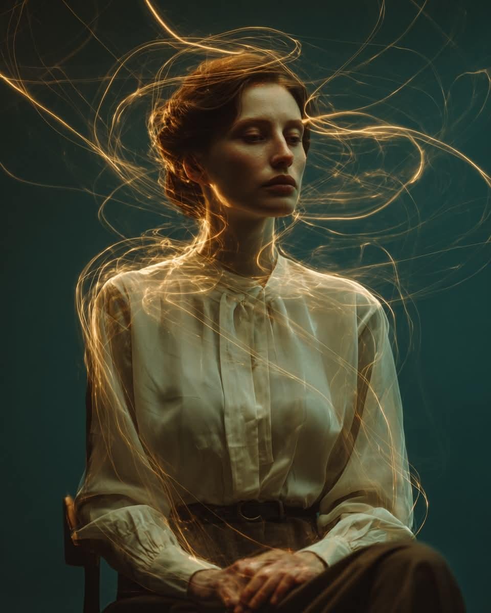 Ethereal Editorial Studio Portrait