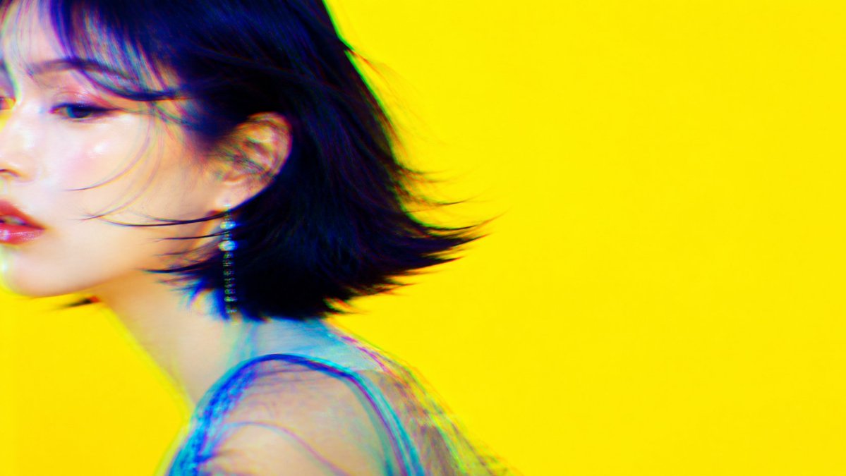 Neon Blue Fashion Portrait example 3