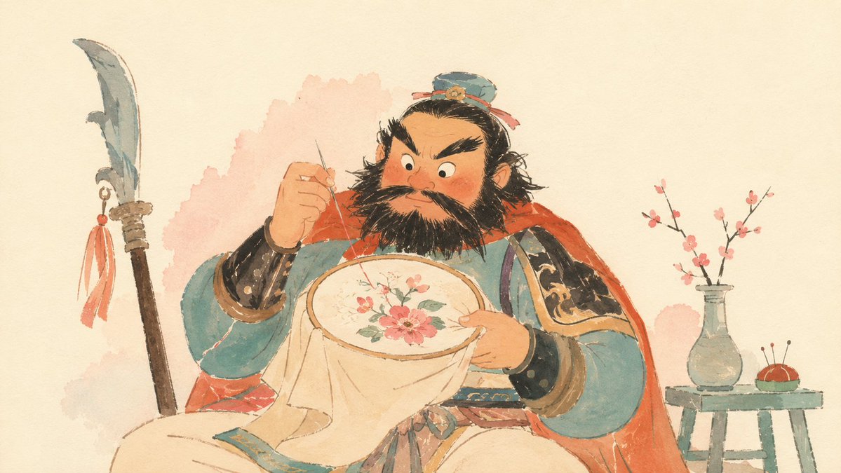 Tang Noblewoman in Lychee Watercolor example 2