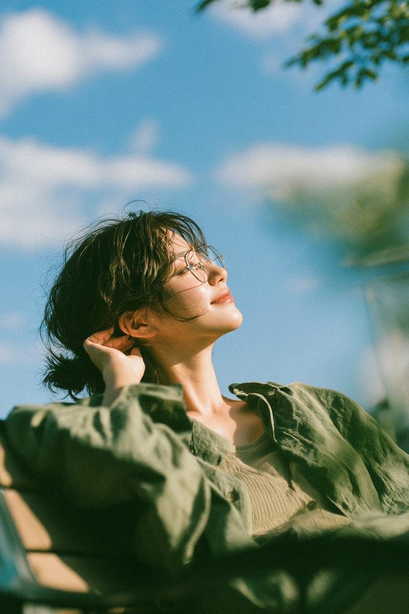 Cinematic Golden Hour Garden Portrait