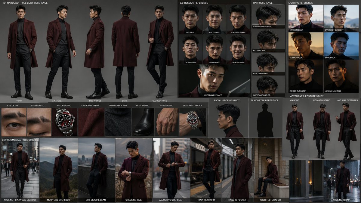 Cinematic Detective Character Sheet