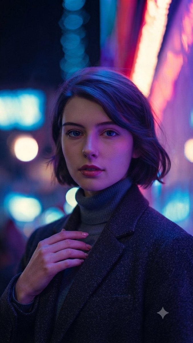 Profile / Avatar - Neon City Cyber-Noir Portrait - Image 2