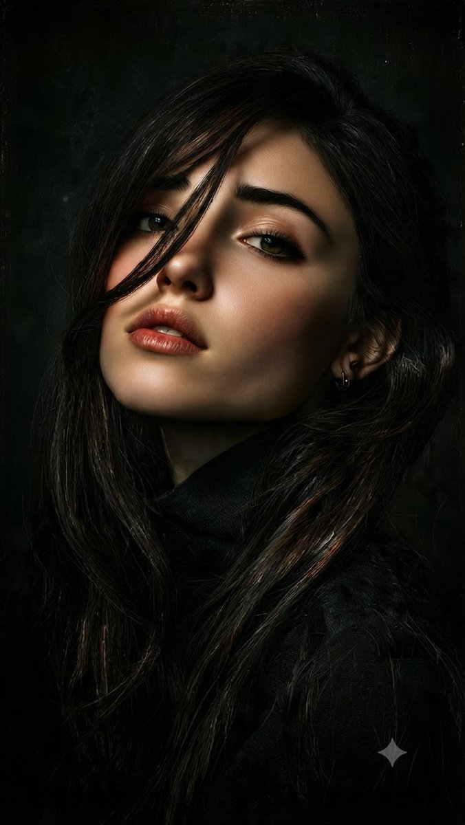 Profile / Avatar - Dramatic Chiaroscuro Studio Portrait - Image 4