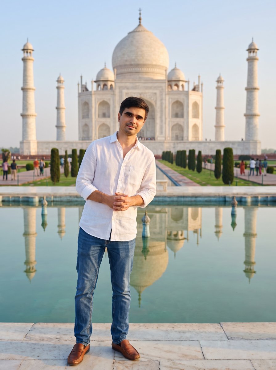 Profile / Avatar - Taj Mahal Travel Portrait - Image 1