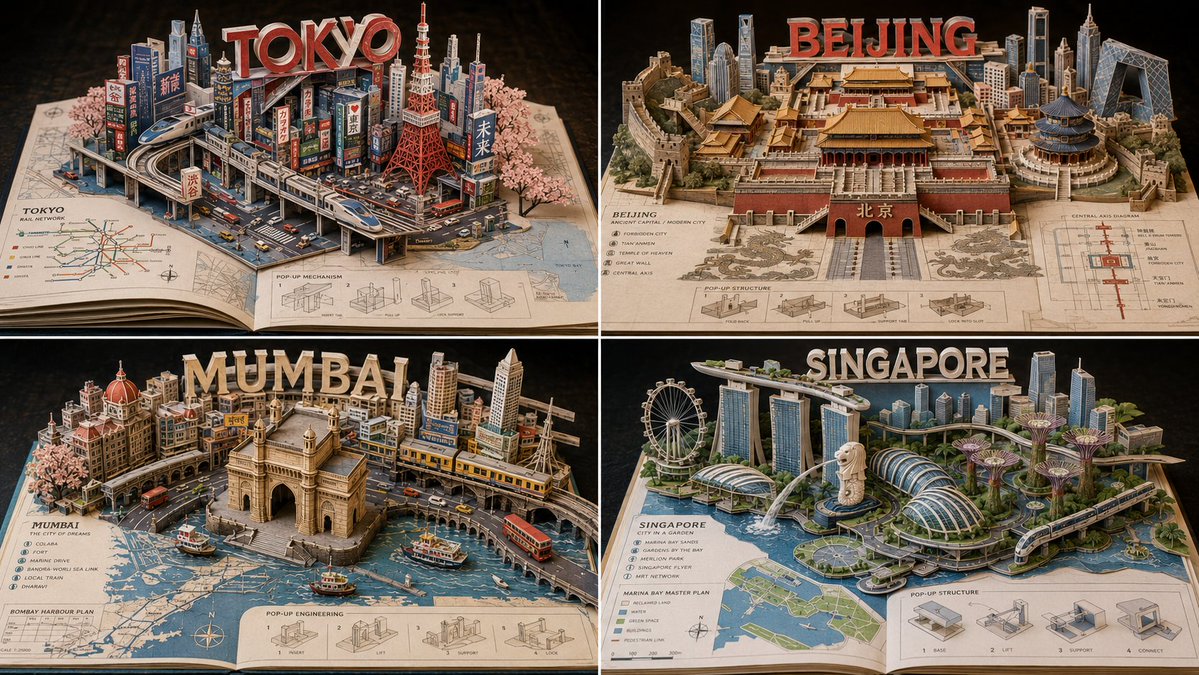 Infographic / Edu Visual - Miniature Pop-up Book Diorama - Image 1