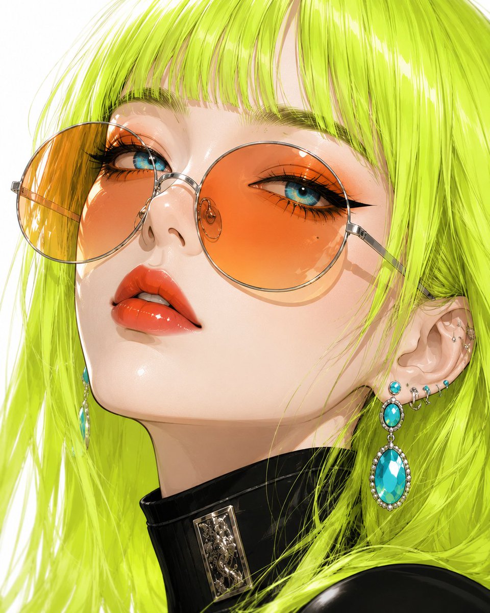Anime Beauty Editorial Portrait