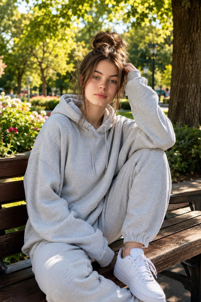 Casual Park Lifestyle Portrait reference image 1