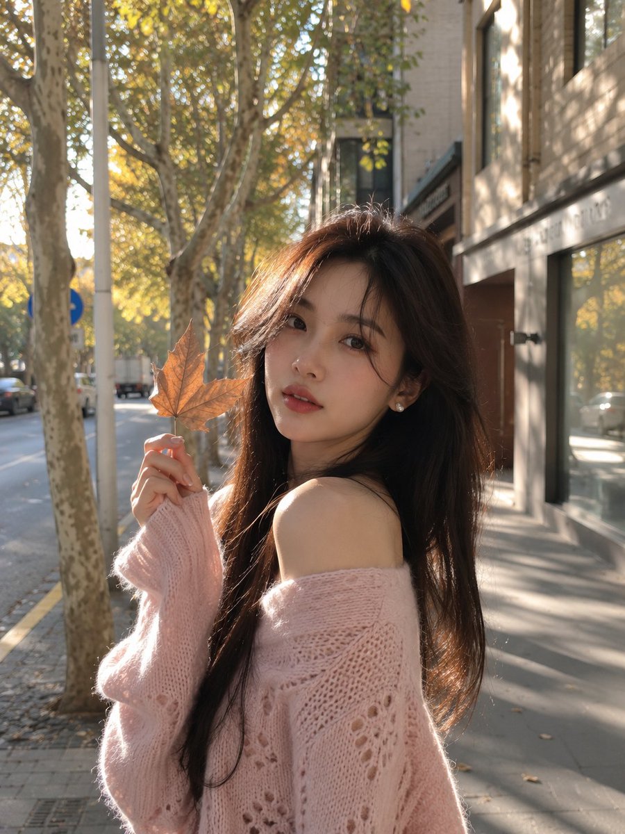 Autumn City Street Portrait