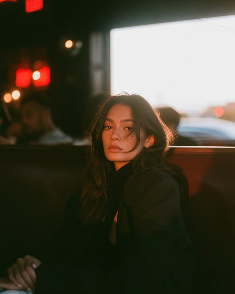 Cinematic Retro Diner Portrait