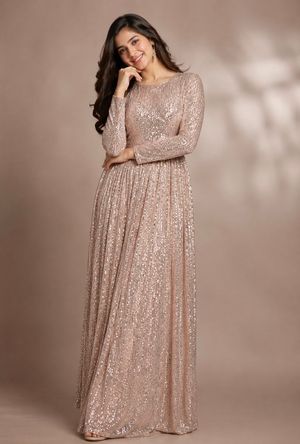 Elegant South Asian Fashion Photoshoot AI image template preview