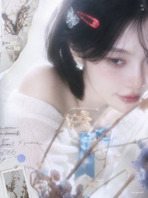 Korean Aesthetic Soft Sweet Portrait AI image template preview