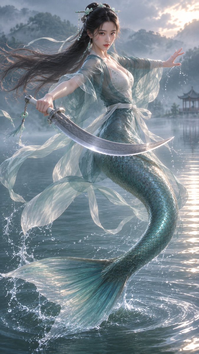 Oriental Mythical Fish Spirit