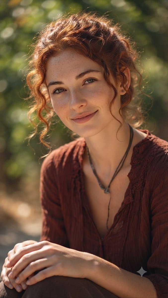 Profile / Avatar - Auburn Hair Outdoor Portrait - Image 1