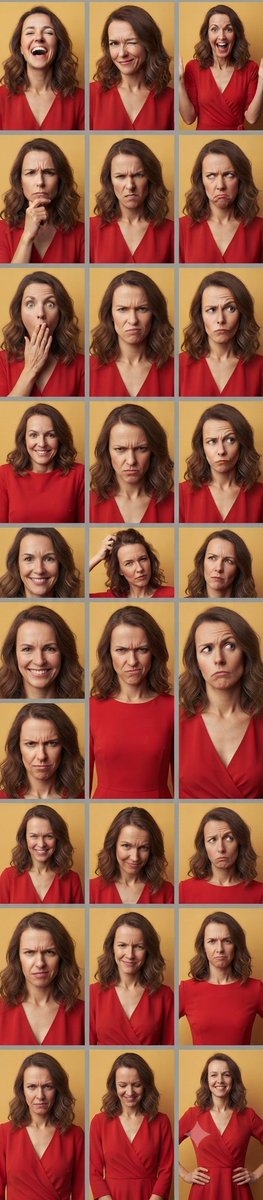 Comic / Storyboard - Multi-Panel Expression Grid - Image 2