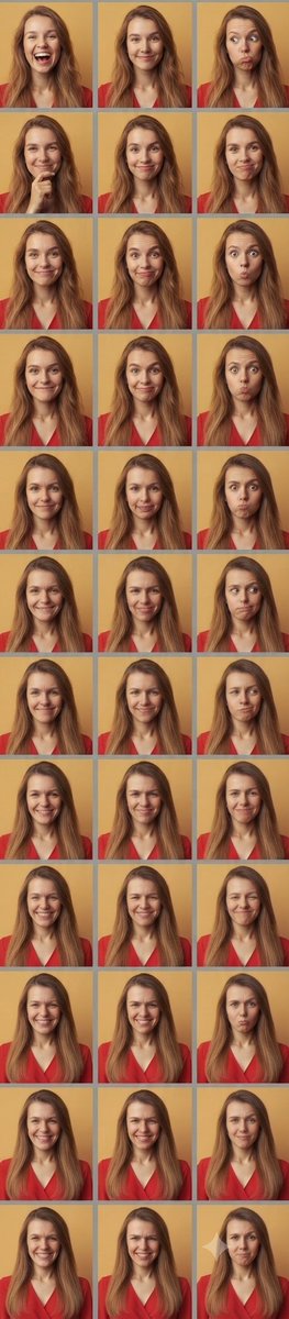 Comic / Storyboard - Multi-Panel Expression Grid - Image 1