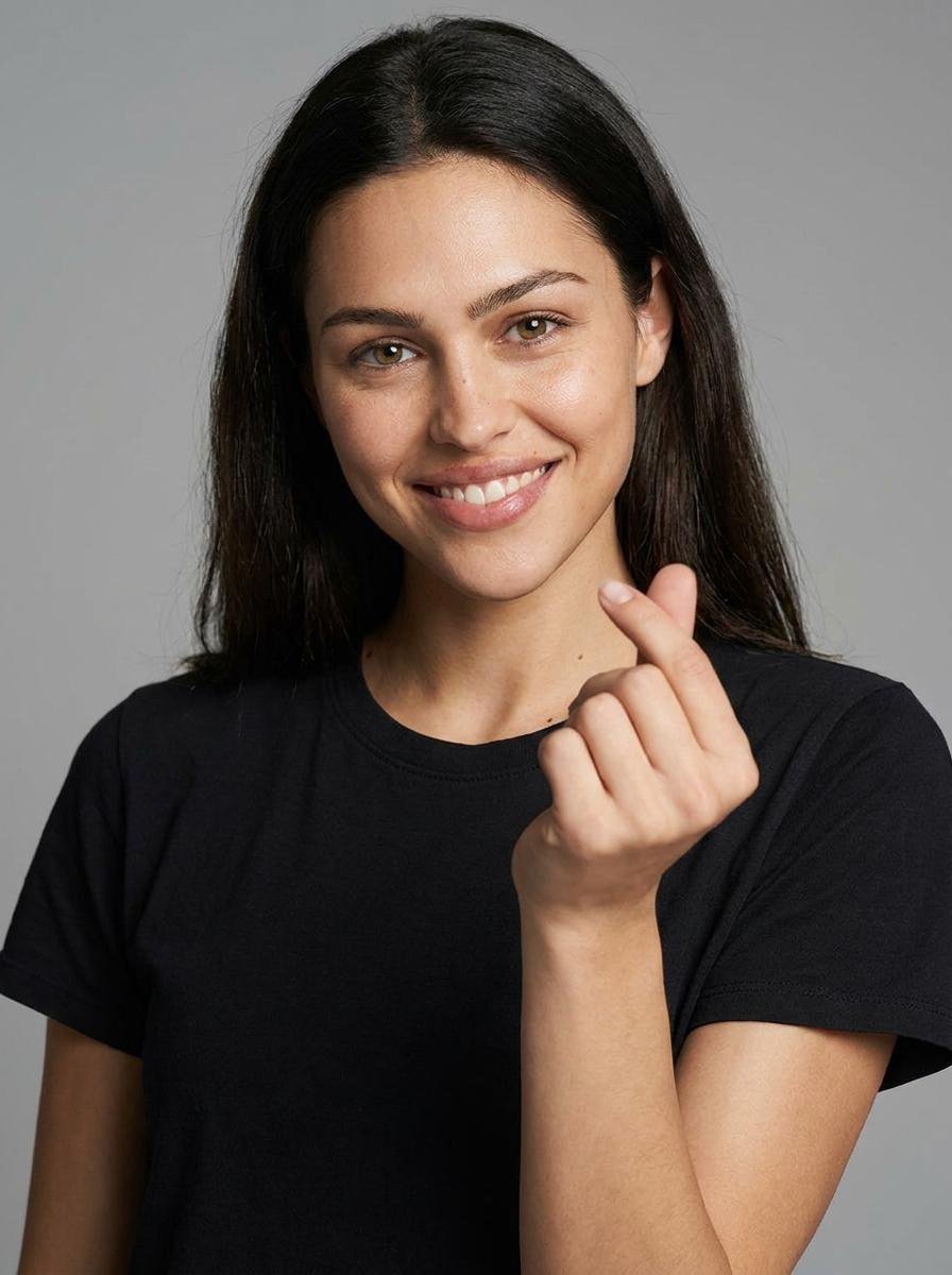 Profile / Avatar - Studio Portrait Heart Gesture - Image 1